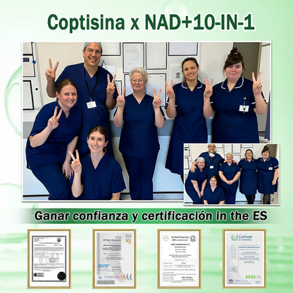 🔥Conforme a la normativa aplicable en España y en la Unión Europea |  GFOUK® Moringa · Berberina × NAD+ Parche Avanzado de Nanomicroagujas 10 en 1 |  Respaldado por la ciencia | Fórmula 10 en 1 |  Resultados visibles en 7 días ✅
