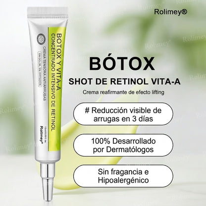🔥Fabricado y enviado desde España💫Rolimey® Crema Inyectable Reductora de Arrugas y Reafirmante con Botox y Retinol - Último día de promoción, 30% de descuento