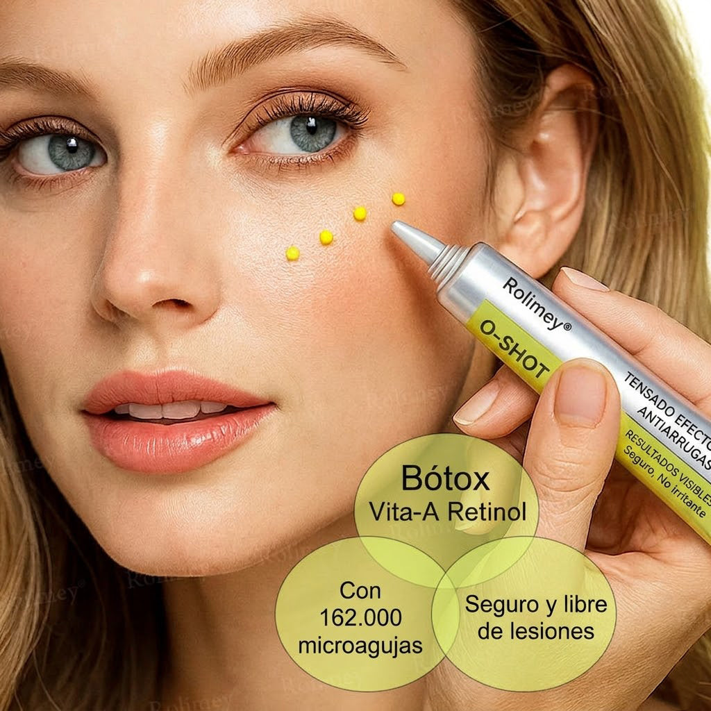 🔥Fabricado y enviado desde España💫Rolimey® Crema Inyectable Reductora de Arrugas y Reafirmante con Botox y Retinol - Último día de promoción, 30% de descuento
