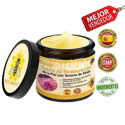 🇪🇸🎁 Hecho y enviado desde España 🎁✨ Crema profesional todo en uno Rolimey® con veneno de abeja 🔥 Último día, 80% de descuento