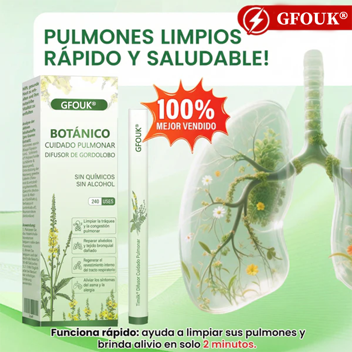 🇪🇸🍃GFOUK® 🚀 BOTÁNICO CUIDADO PULMONAR DIFUSOR DE GORDOLOBO 🔥
