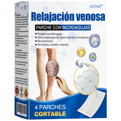 🇪🇸👨‍⚕️✅Parche de microagujas GFOUK® VeinEase para el cuidado de las venas⚡Alivio instantáneo, resultados a largo plazo