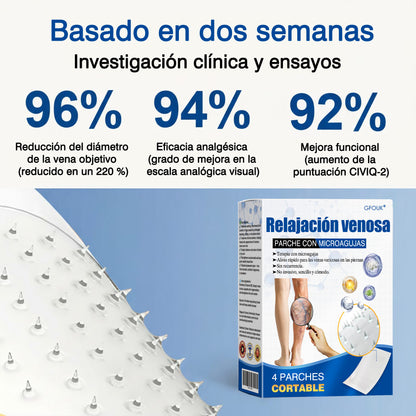 🇪🇸👨‍⚕️✅Parche de microagujas GFOUK® VeinEase para el cuidado de las venas⚡Alivio instantáneo, resultados a largo plazo