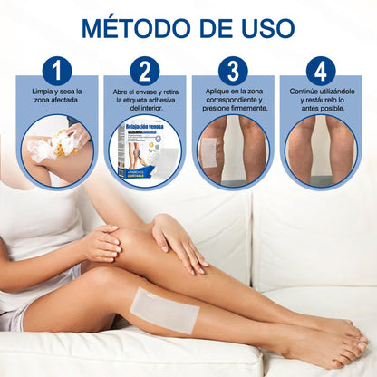 🇪🇸👨‍⚕️✅Parche de microagujas GFOUK® VeinEase para el cuidado de las venas⚡Alivio instantáneo, resultados a largo plazo