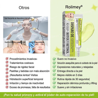 🔥Fabricado y enviado desde España💫Rolimey® Crema Inyectable Reductora de Arrugas y Reafirmante con Botox y Retinol - Último día de promoción, 30% de descuento