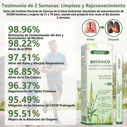 🇪🇸🍃GFOUK® 🚀 BOTÁNICO CUIDADO PULMONAR DIFUSOR DE GORDOLOBO 🔥