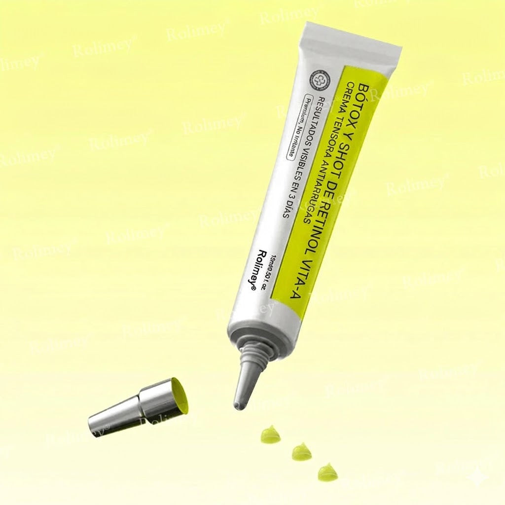 🔥Fabricado y enviado desde España💫Rolimey® Crema Inyectable Reductora de Arrugas y Reafirmante con Botox y Retinol - Último día de promoción, 30% de descuento
